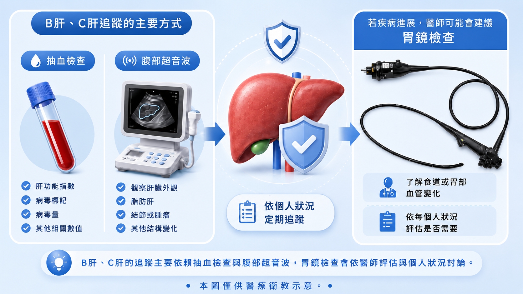 影片一 小圖 圖3 Bc肝追踪主要方式